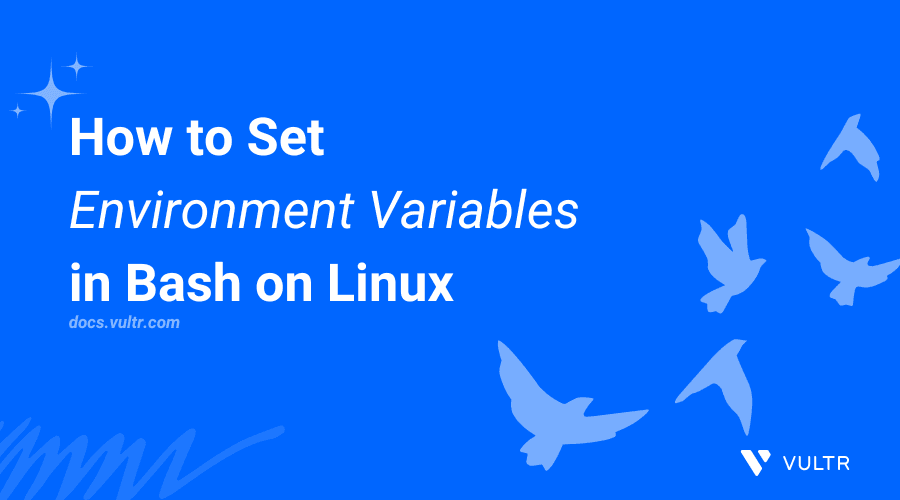 How to Set Environment Variables in Bash on Linux header image