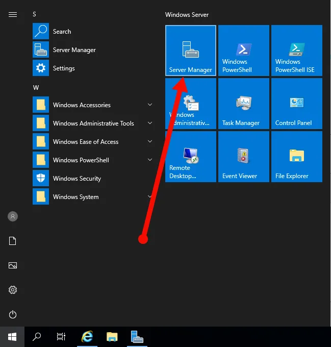 server manager