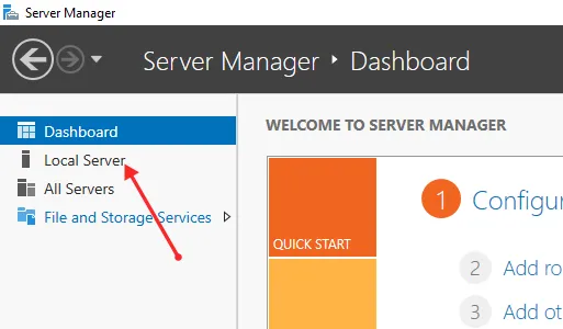 local server