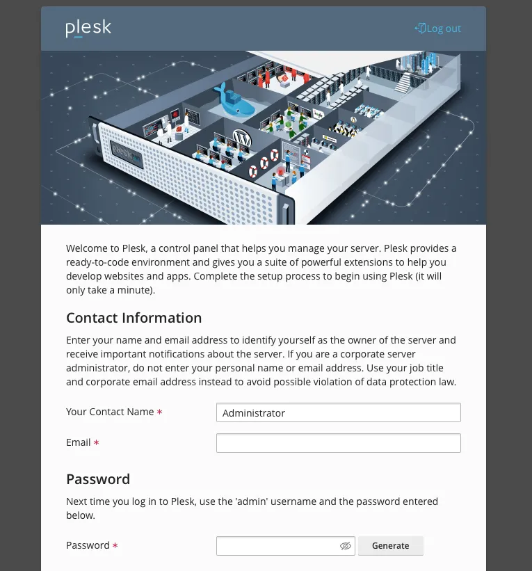 Administrator account
