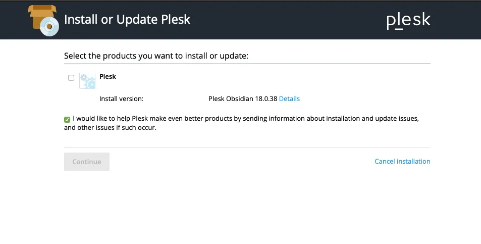 version selection