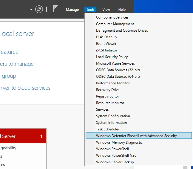 Windows Defender with Firewall