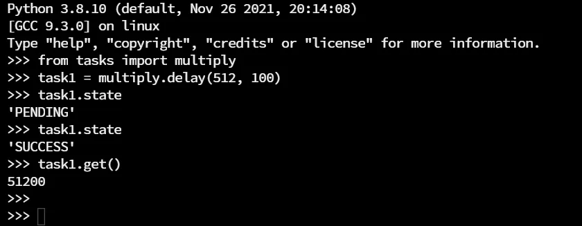 Python Console Output