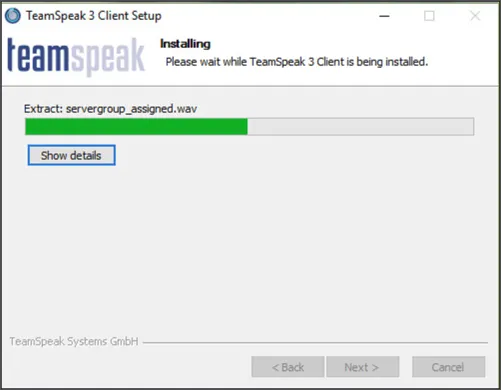 installing