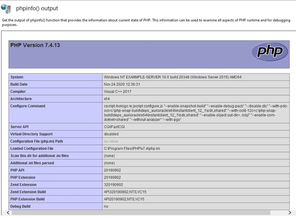 PHP Info