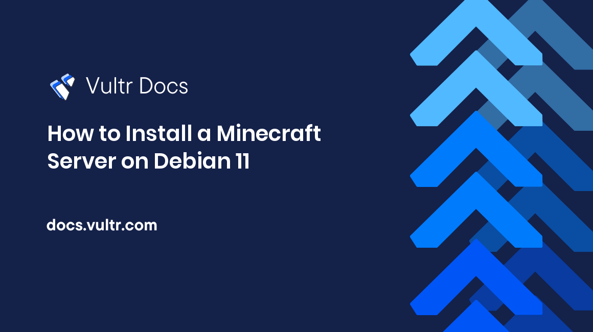 How to Install a Minecraft Server on Debian 11 header image