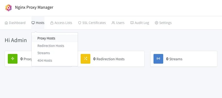 Nginx Proxy Manager