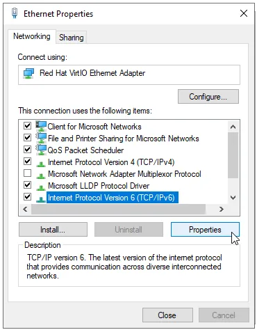 IPv6 Properties