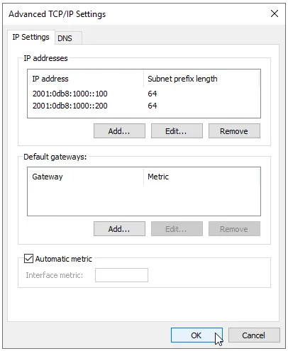 IPv6 Advanced OK