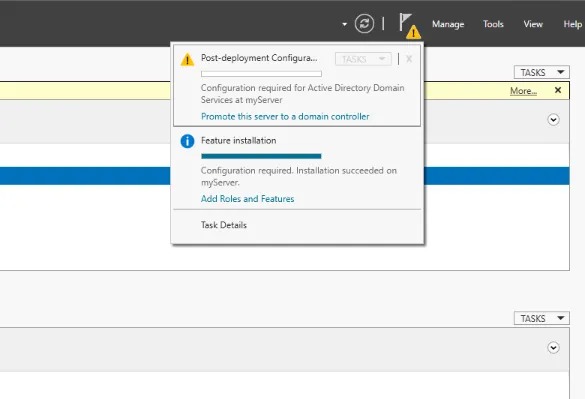 Promote Server to AD DC