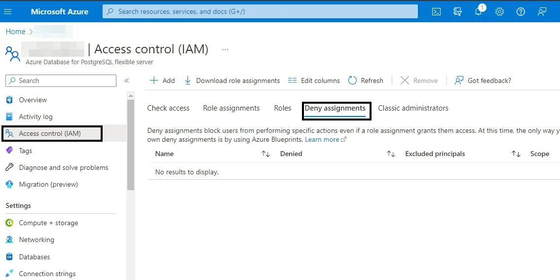 Access control (IAM) image preview