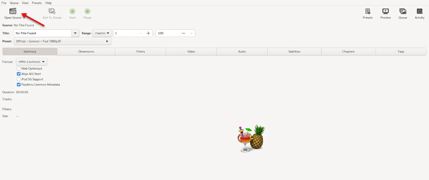 Handbrake web dashboard