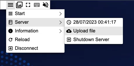 Upload Files on WebApp