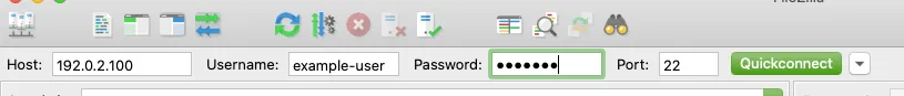 Connect to VultrWebApp using FileZilla