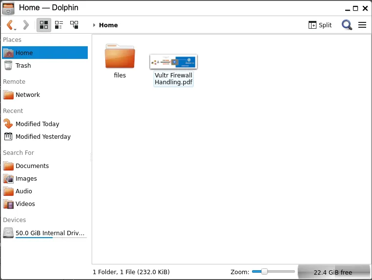 View uploaded file