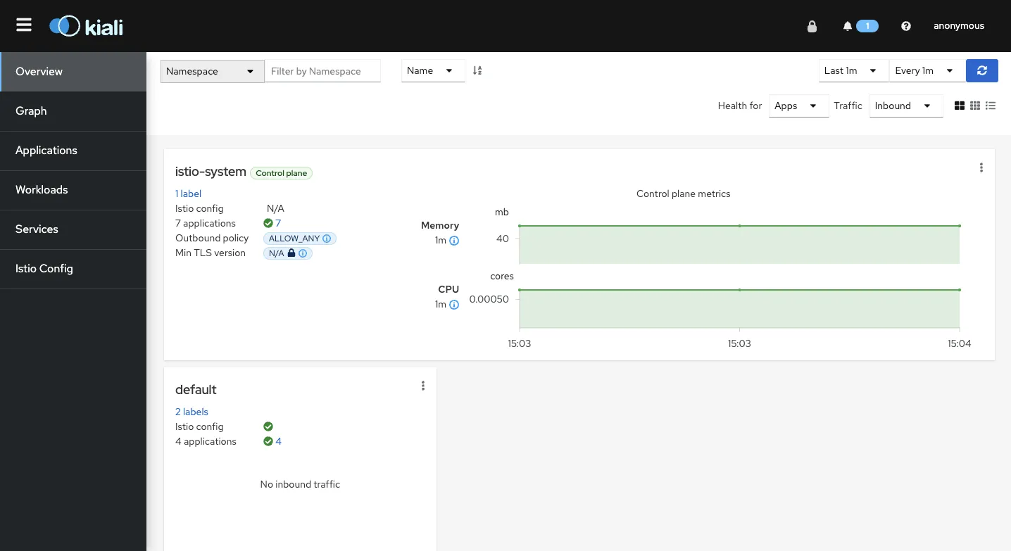 Access the Kiali Dashboard