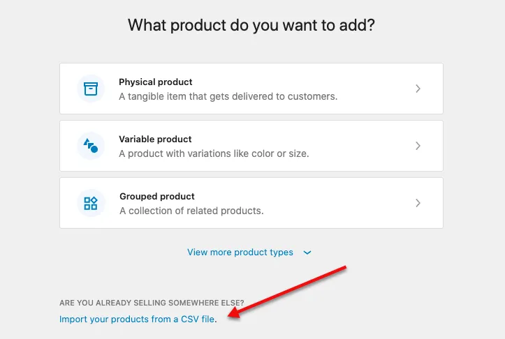 Add products to WordPress from SquareSpace