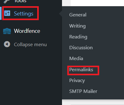 Fix WordPress Permalinks