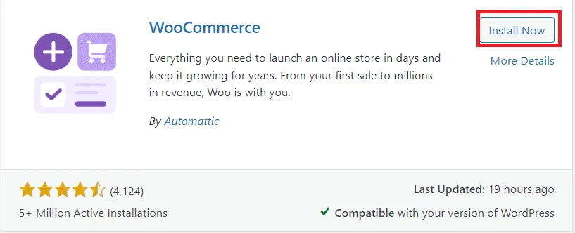 Install WordPress plugin