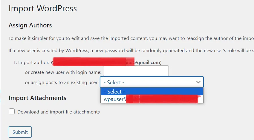User registration