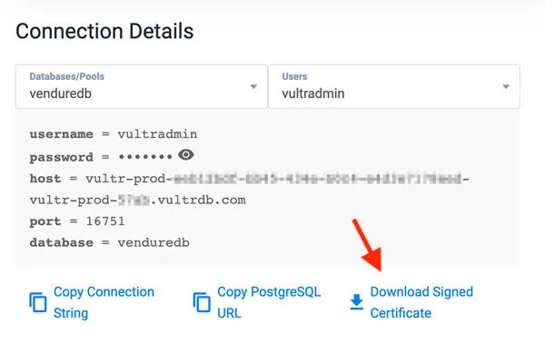 Download certificate