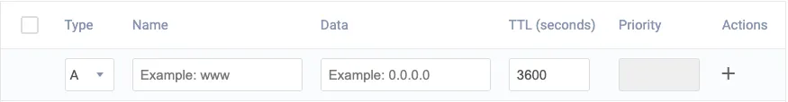 Change a Domain A Record