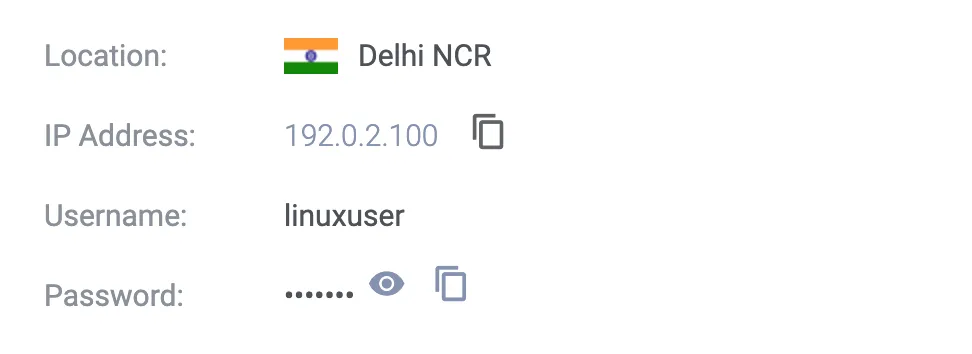 Linuxuser credentials