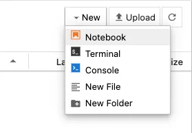 Create a new Jupyter Notebook