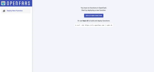 OpenFaaS Dashboard