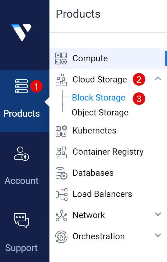 Access Vultr Block Storage