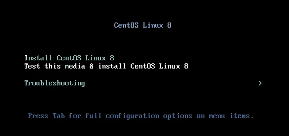 Install CentOS