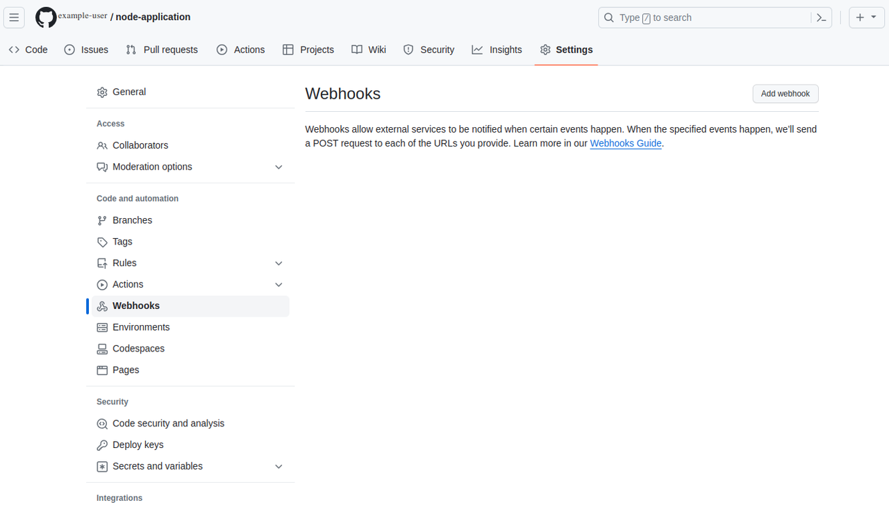 GitHub Webhook