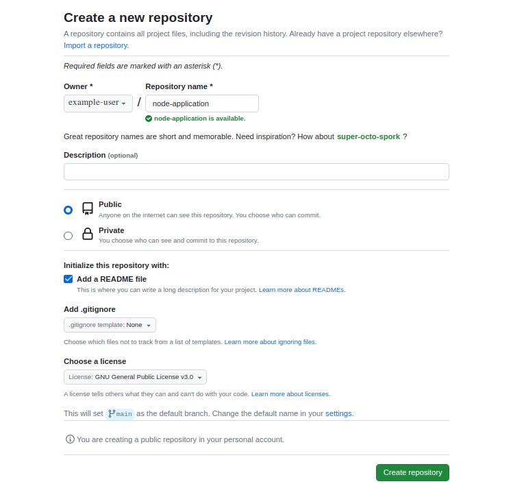 Create a Git Repository