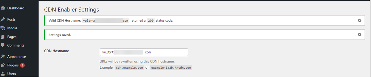 Verify the CDN Pull Zone Integration