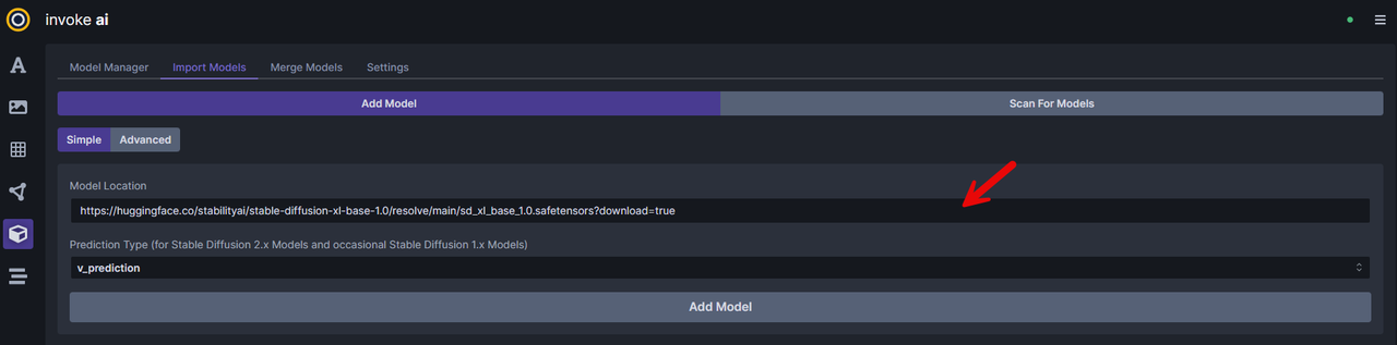 Add HuggingFace Model to InvokeAI