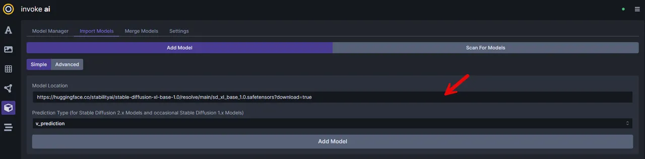 Add HuggingFace Model to InvokeAI