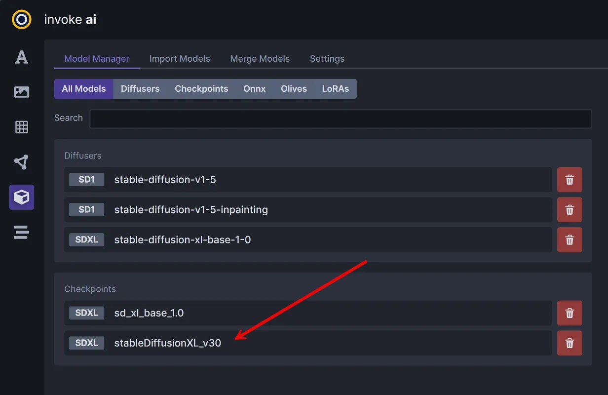 View CivitAI Models in InvokeAI
