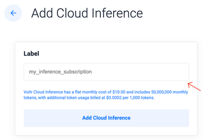 Fill in the Label Field