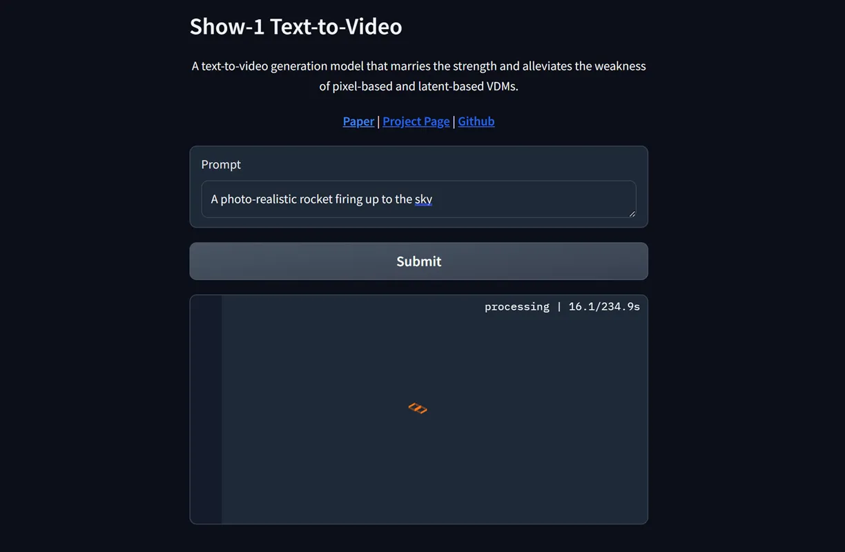 Generate a Show-1 Video from Text Prompts