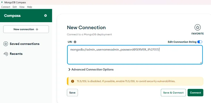 Image of MongoDB Compass