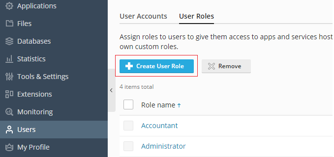 User Roles