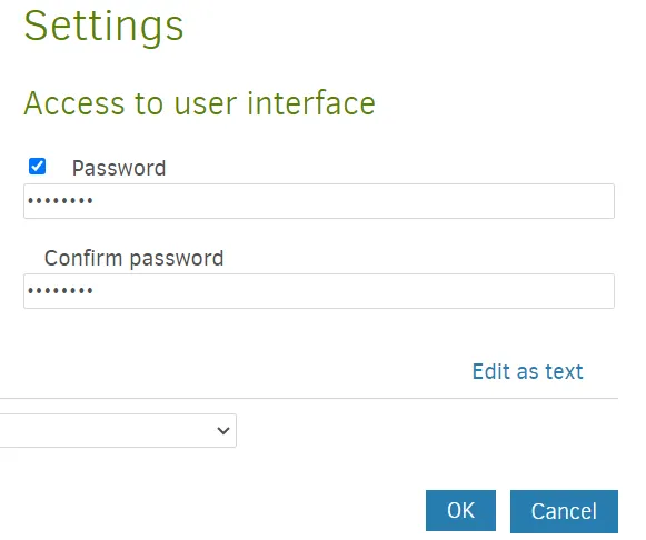 Enter Duplicati Password