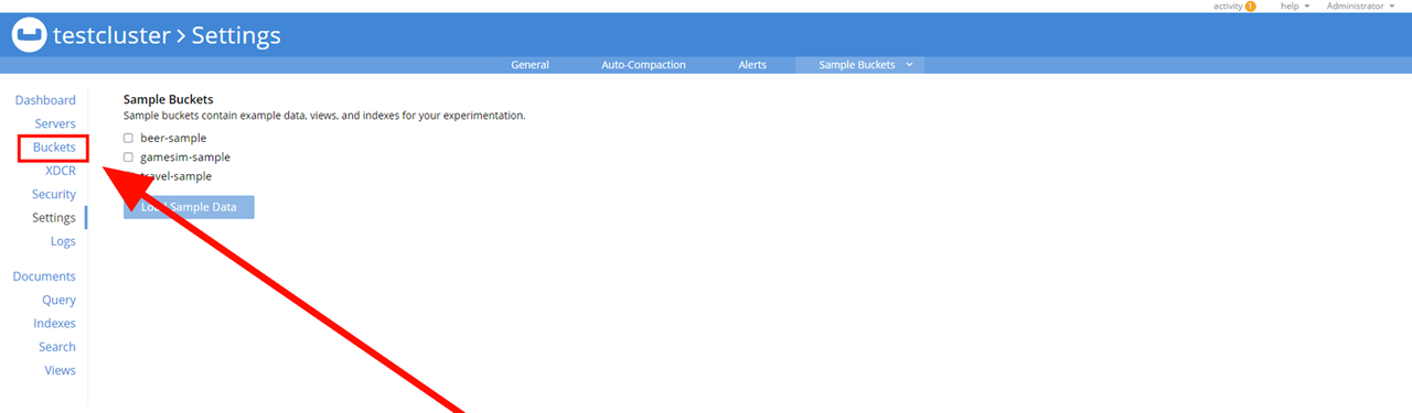 Inspect the Sample Travel Dataset with the Couchbase Server Web Interface