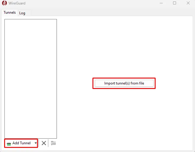 Import WireGuard Client Configuration