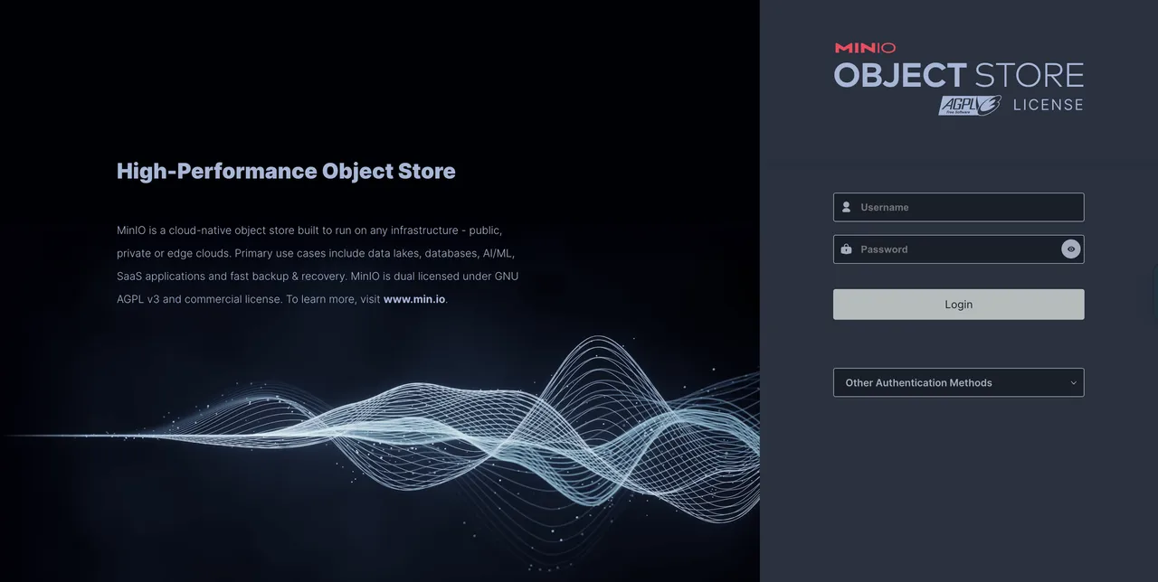 Access the MinIO Web Console Interface