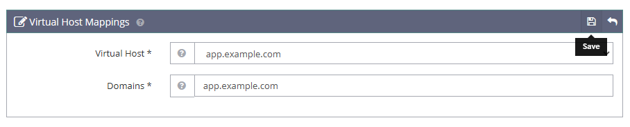 OpenLiteSpeed Virtual Host Mappings