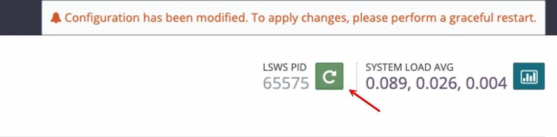 Apply a Graceful Restart