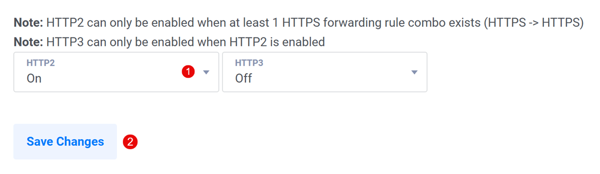 Enable HTTP2