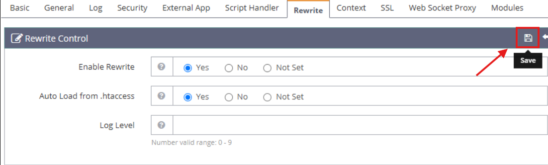 Rewrite the Configurations