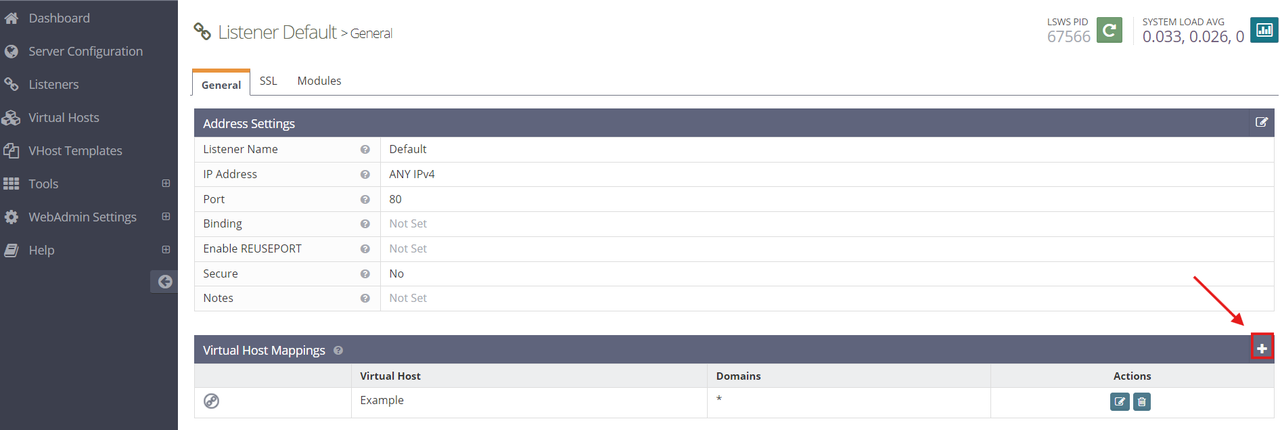 Map the domain to the Virtual Host